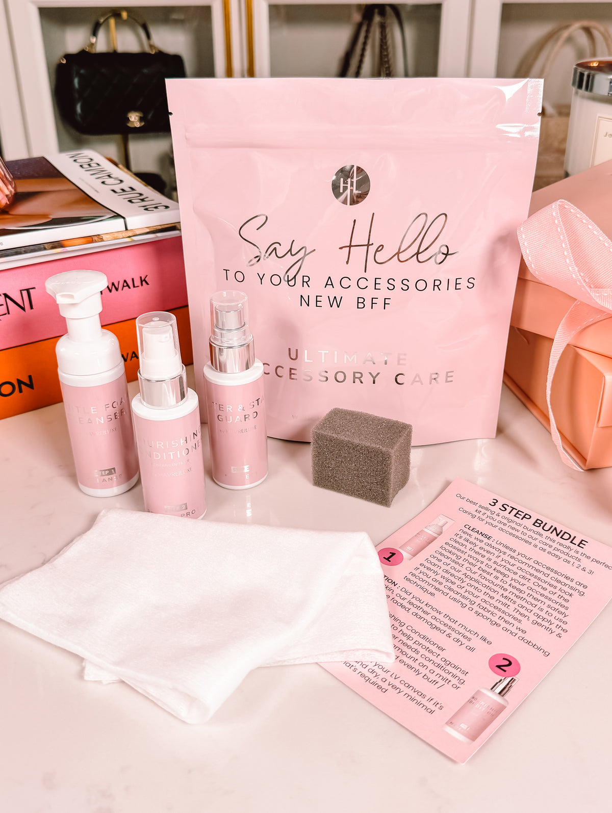 Havre DeLuxe 3-step Handbag & Accessories Care Kit