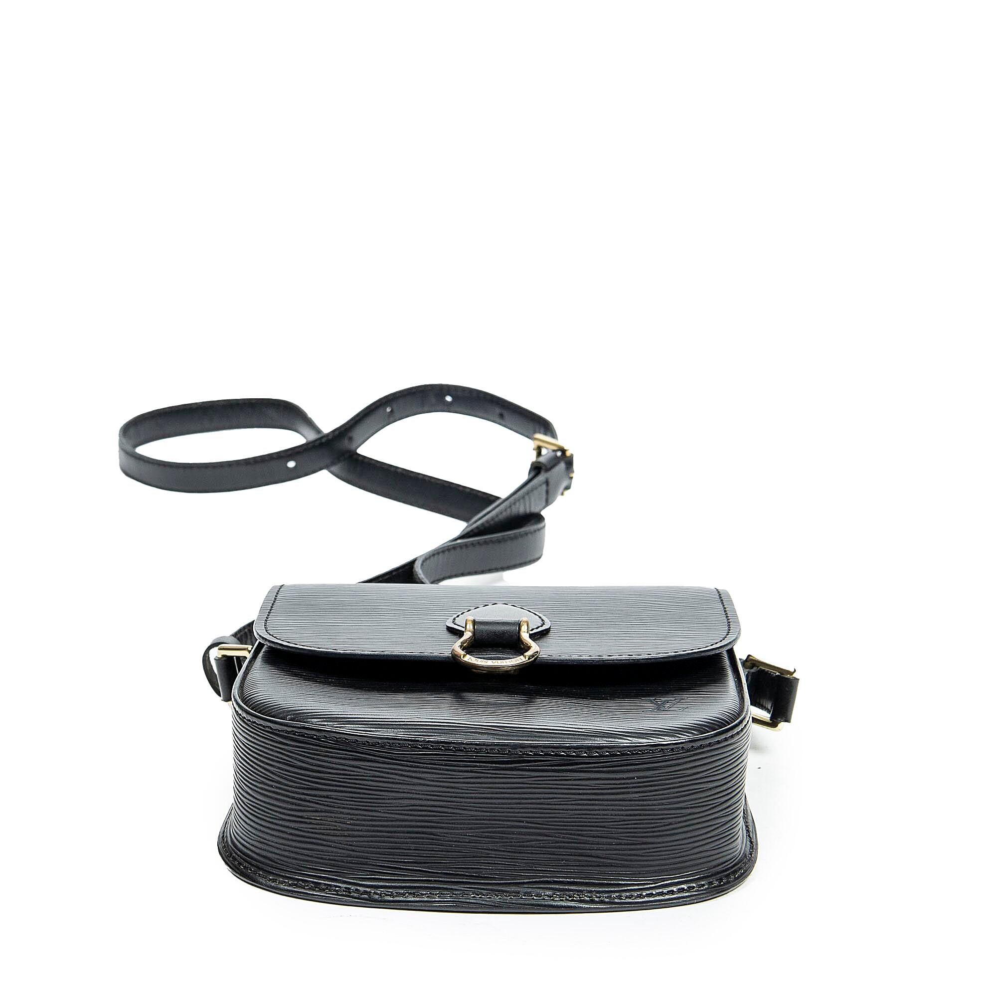 Louis Vuitton "St Cloud" Mini Crossbody bag in black Epi leather
