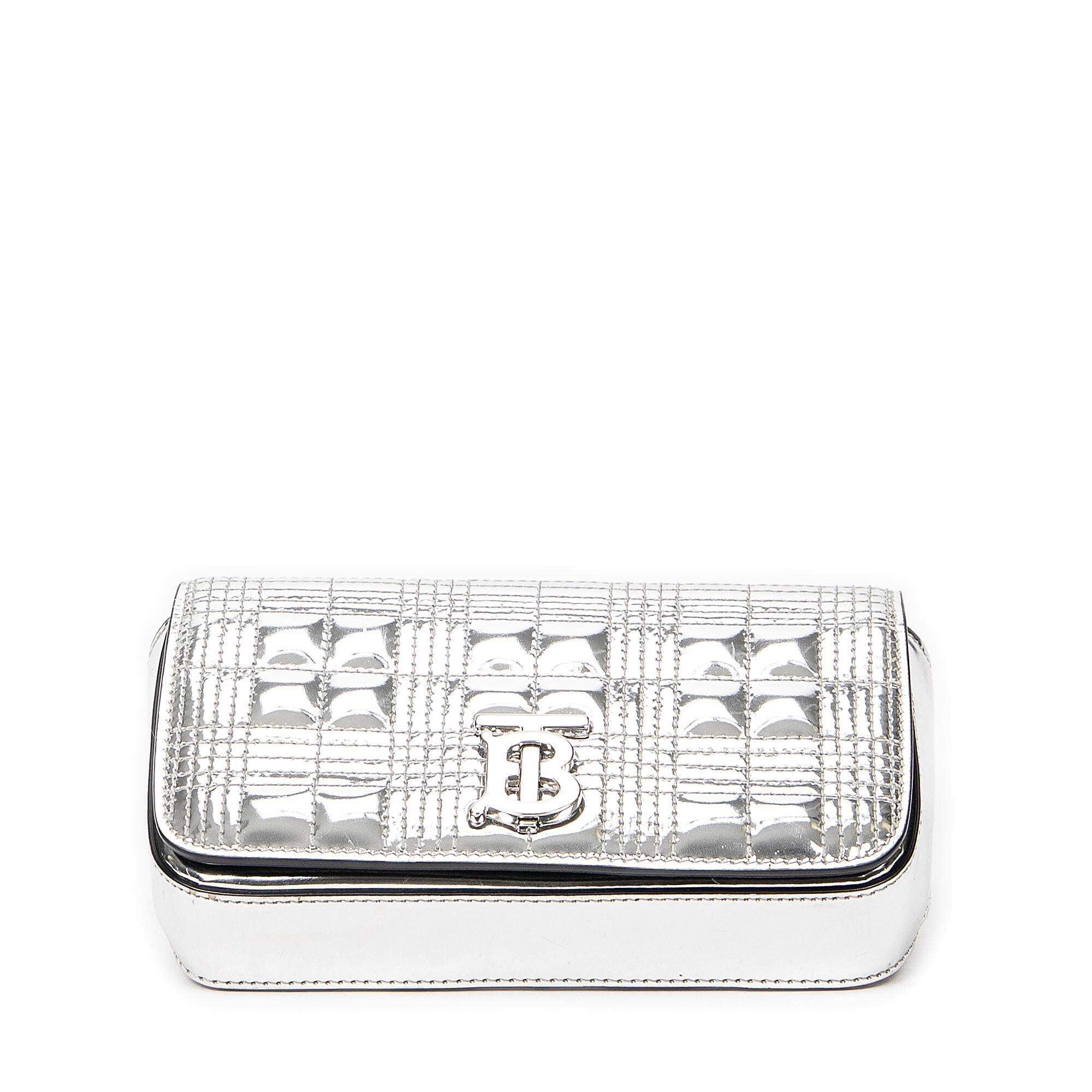 Burberry Silver Bag