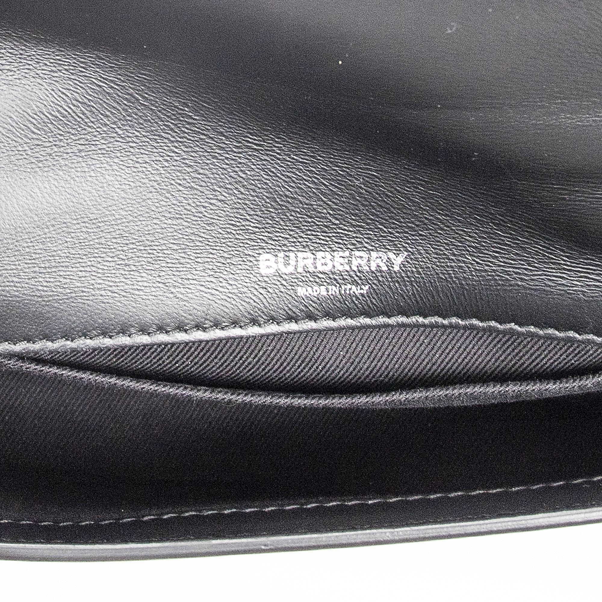 Burberry Silver Leather Belt Bag "Bum Bag"