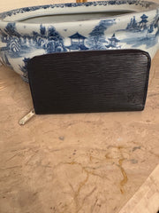 Louis Vuitton Black Epi leather wallet
