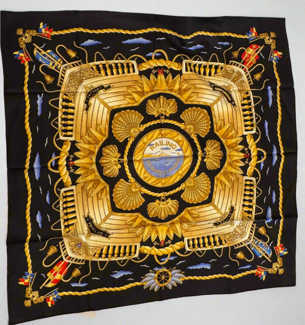 Hermes "Railing" 90cm Scarf